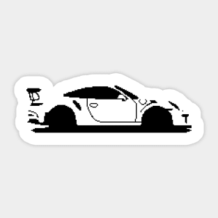 pixel car Sticker